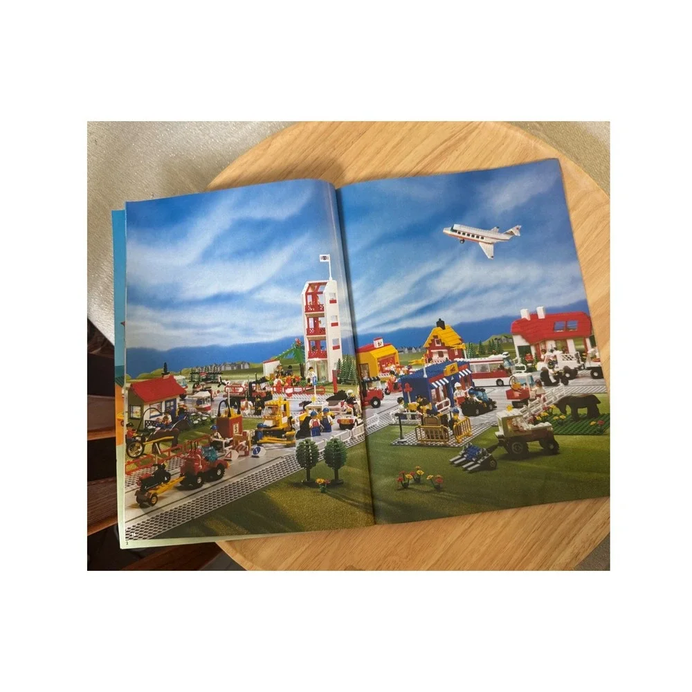 VINTAGE 1990‎ LEGO IDEA BOOK some used STICKERS Lego Systems